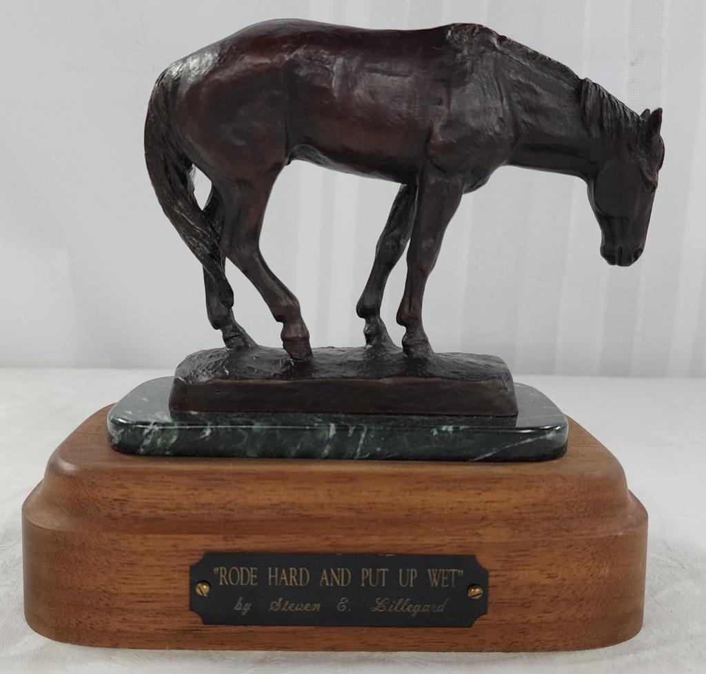 "Rode Hard & Put Up Wet" Bronze Restrike (1 of 9)