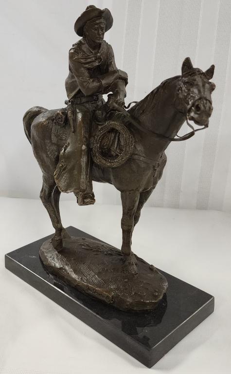 Jim Porter Signed  "Old Bill" Bronze Restrike (1 of 7)