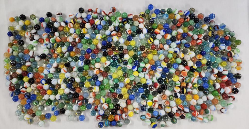 Large Collection of Assorted Marbles (1 of 9)