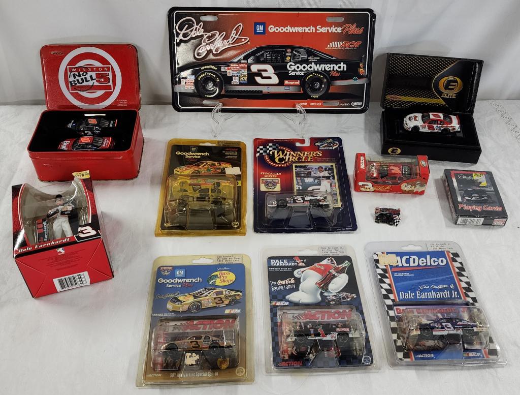 Assortment of NASCAR Earnhardt Collectibles (1 of 8)