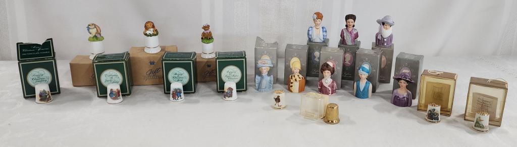 Lot of Assorted Collectible Thimbles (1 of 5)