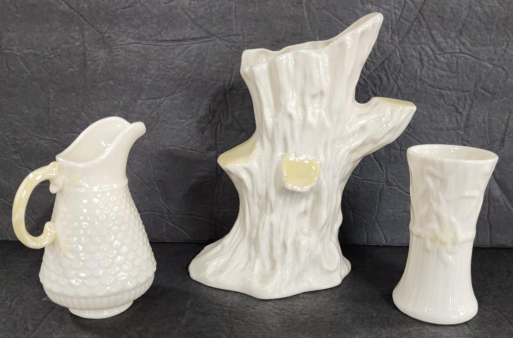 3 Pieces of Belleek Porcelain (1 of 8)