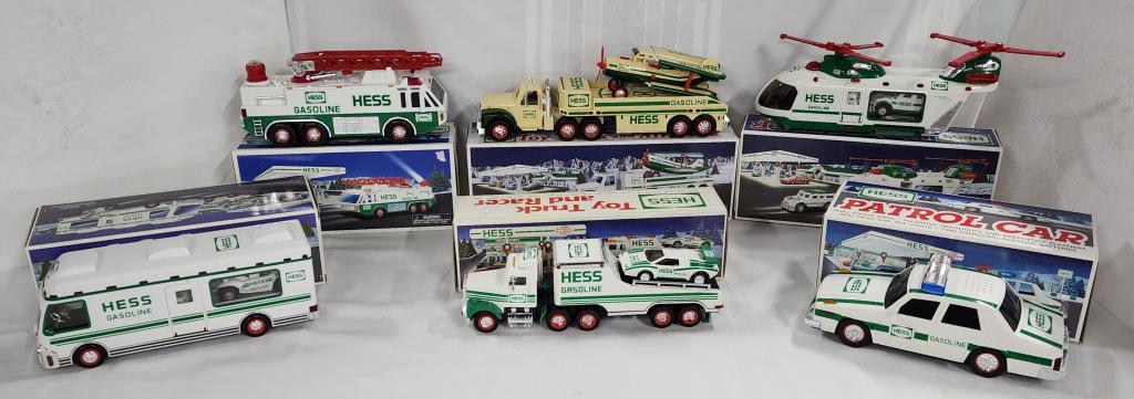 Collection of 6 Hess Trucks (1 of 9)