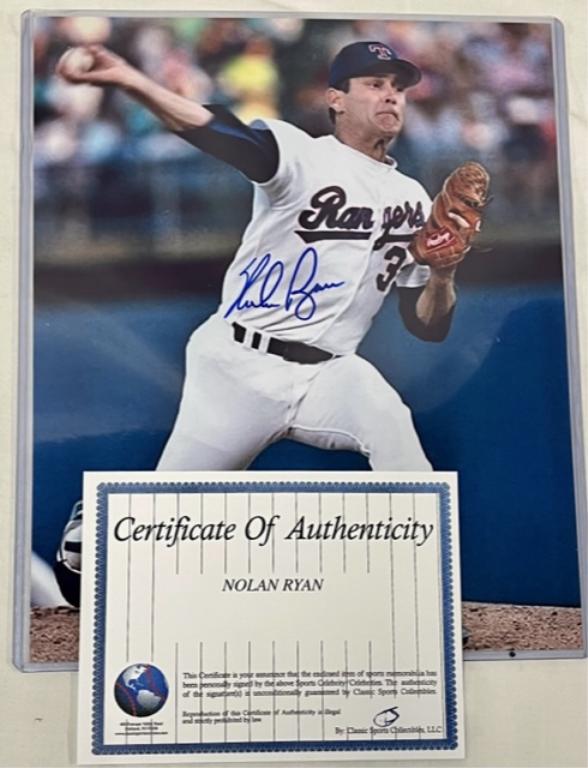 Nolan Ryan Signed Photograph With COA (1 of 4)