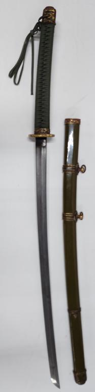 Asian Katana Style Dress Sword with Sheath (1 of 6)
