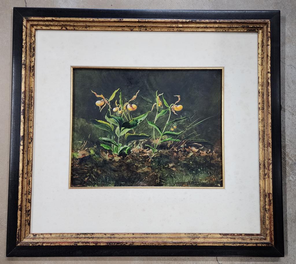 Framed Tempera Painting Signed Gerhard Miller (1 of 6)