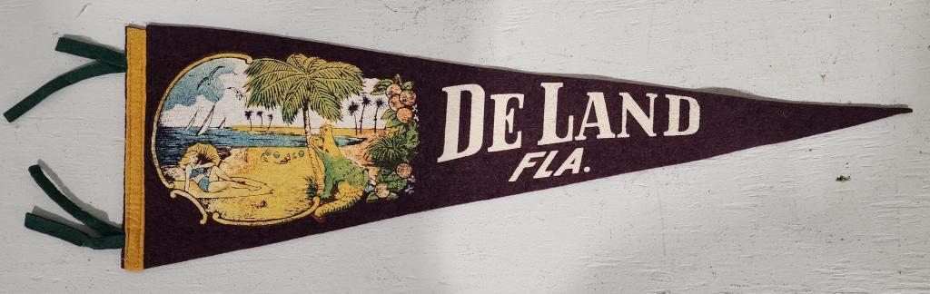Vintage Felt Deland, Fla. Pennant. (1 of 5)