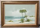 Framed & Signed Daniela Oil on Canvas Painting