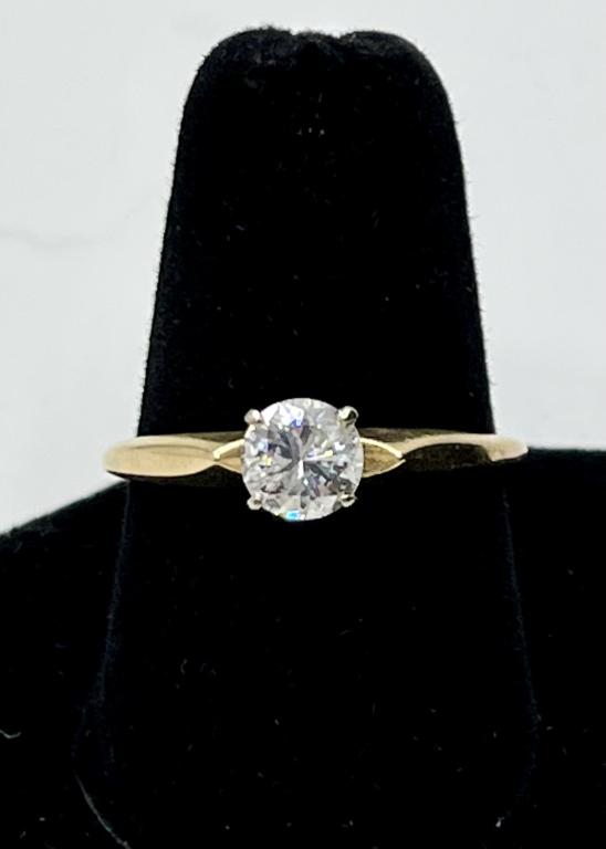 14k Diamond Engagement Style Ring - 2.2g TW (1 of 8)