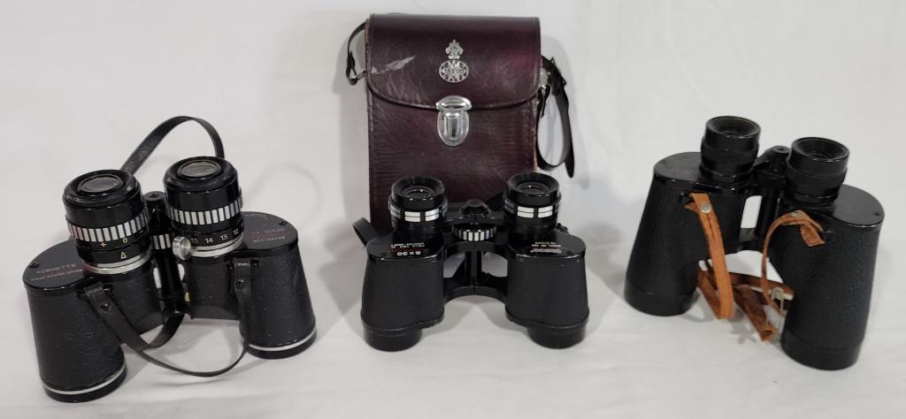 3 Pair of Vintage Binoculars (1 of 15)
