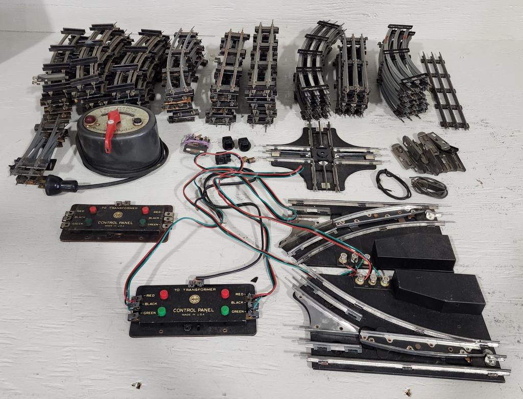 Collection of Metal Train Tracks & Control Panels (1 of 7)