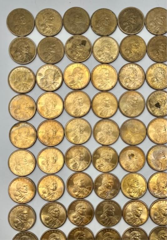 54 Sacagawea Dollar Coins (1 of 9)