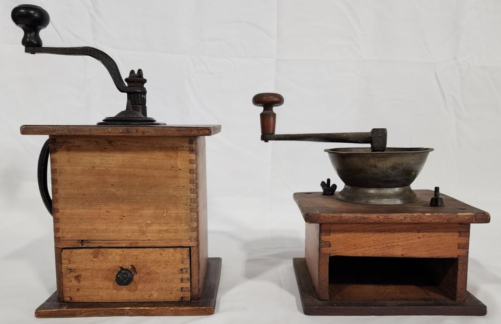 Pair of Vintage Style Coffee Grinders (1 of 9)