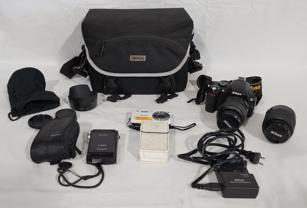 Cameras, Accessories and Carrying Bag (1 of 14)