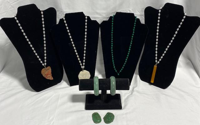 Collection of  Jade & Natural Stone Jewelry (1 of 10)