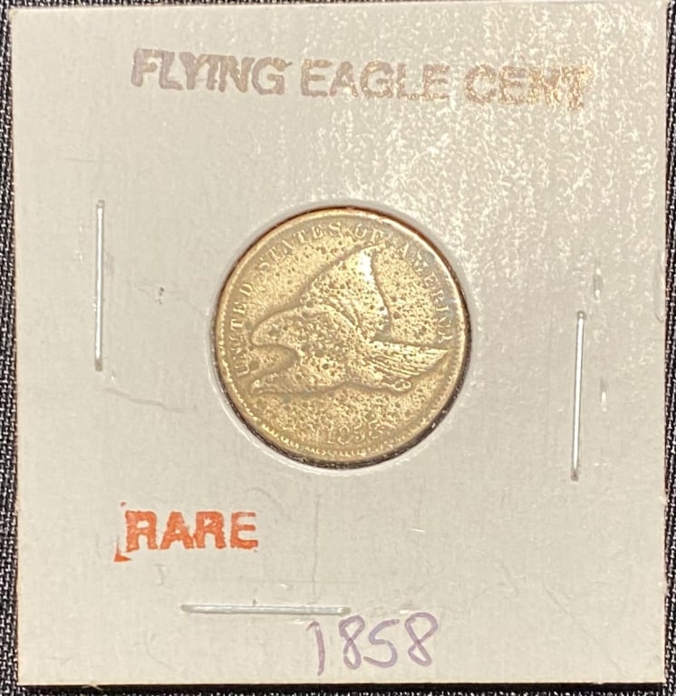 Rare 1858 Flying Eagle Cent (1 of 2)