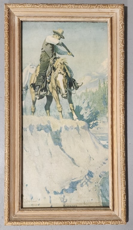 1908 Philip R. Goodwin "Surprised" Framed Print (1 of 8)