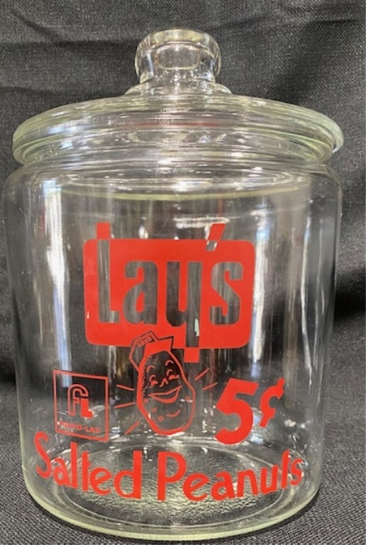 Vintage Frito Lay's Salted Peanuts Cookie Jar (1 of 9)