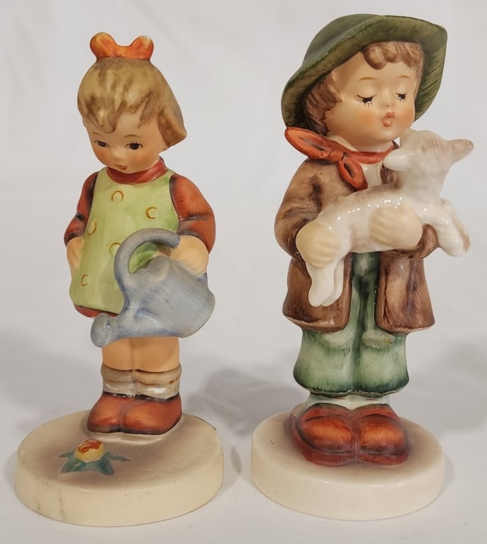 Pair of Hummel Porcelain Figurines (1 of 9)