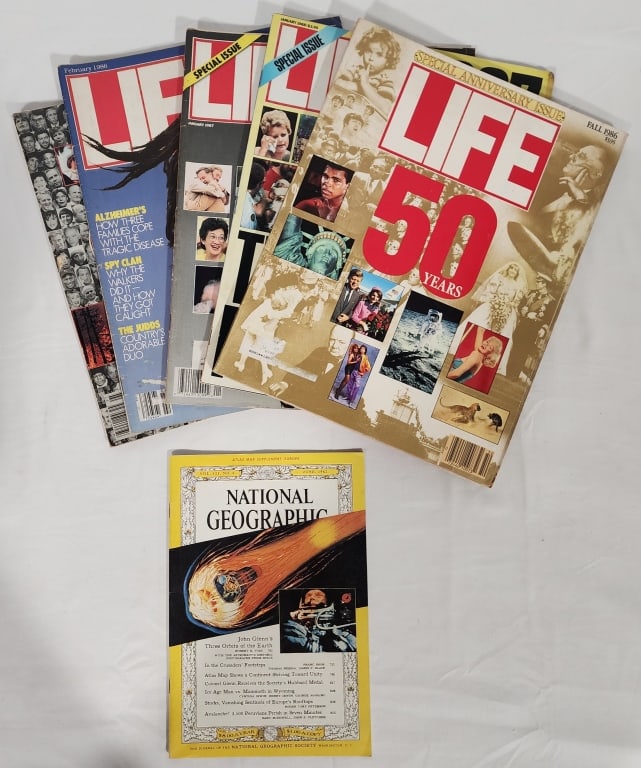 Vintage Life Magazines & A National Geographic (1 of 7)