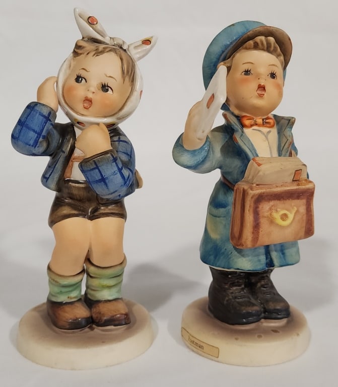 Pair of Hummel Porcelain Figurines (1 of 9)