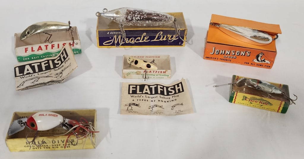 Collection Of Vintage Fishing Lures Auction
