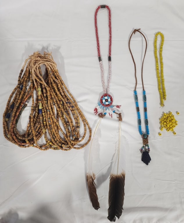 19 Sand Cast Trade Beads (1 of 12)