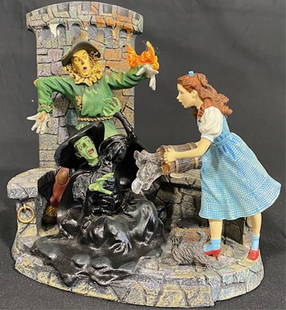 Franklin Mint Wizard of Oz "I'm Melting" Figurine: Franklin Mint Wizard of Oz "I'm Melting". Turner Entertainment Co.1999. Approx. 7"H x 7"W x 5"D. In great condition. No chips, cracks or nicks. Photos are considered part of the description and condit