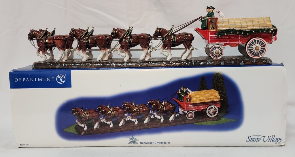 Dept. 56 Budweiser Clydesdales (1 of 6)