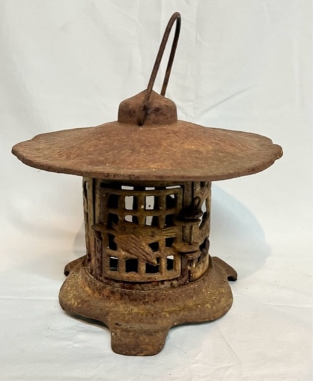 Iron Japanese Pagoda Garden Lantern (1 of 7)