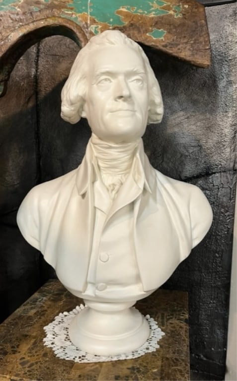 28" Signed Thomas Jefferson Bust (1 of 12)