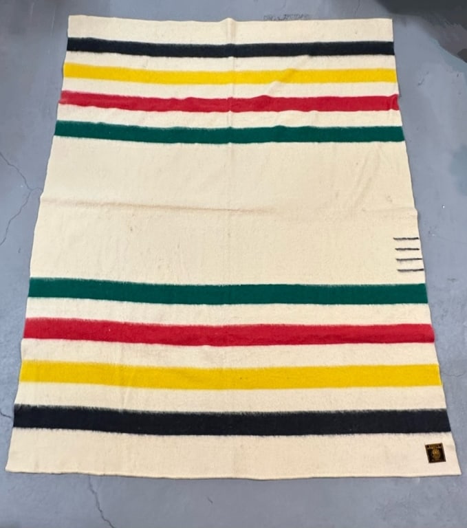 Early's Witney Point 4 Stripe Wool Blanket (1 of 3)
