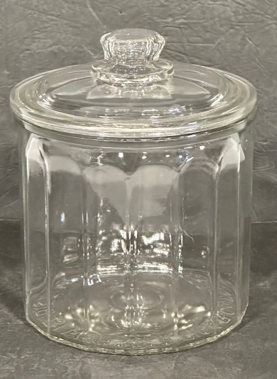Webster Cigar Co Glass Tobacco Jar with Lid (1 of 5)