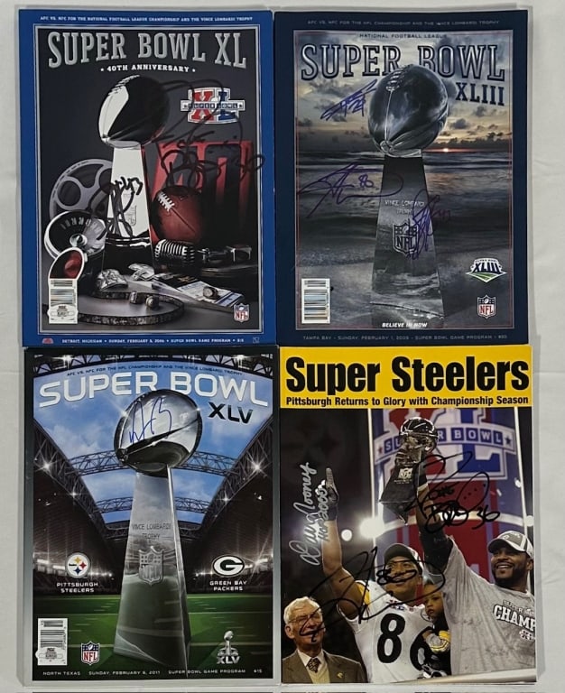 3 Super Bowl Programs & Steelers Magazine (1 of 16)