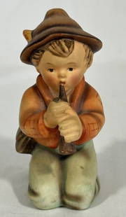 Hummel "Little Tooter" Porcelain Figurine: Hummel "Little Tooter" Porcelain Figurine. Approx. 4"H. Photos Are Considered Part Of The Condition And Description. 701-16B.