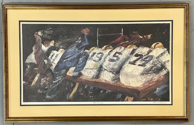 Framed, Signed and Numbered "The Bench"  Print (1 of 6)