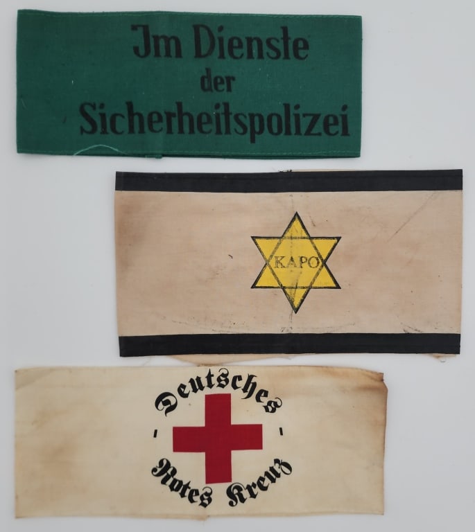 Collection of 3 Assorted German WWII Armbands (1 of 5)