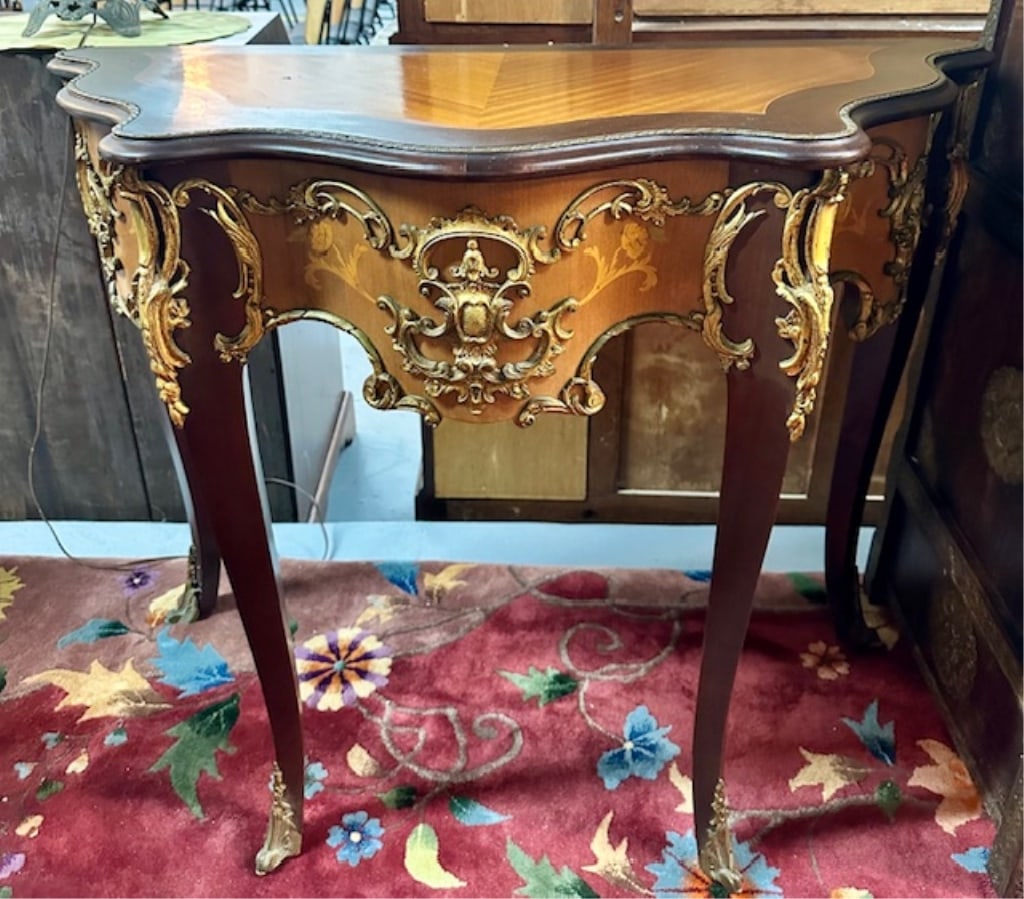 Antique French Style Console Table (1 of 9)