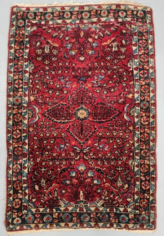 Handwoven Vintage Wool Rug (1 of 5)