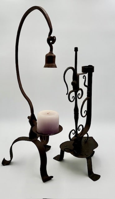 Pair of Vintage Iron Candle Holders (1 of 16)