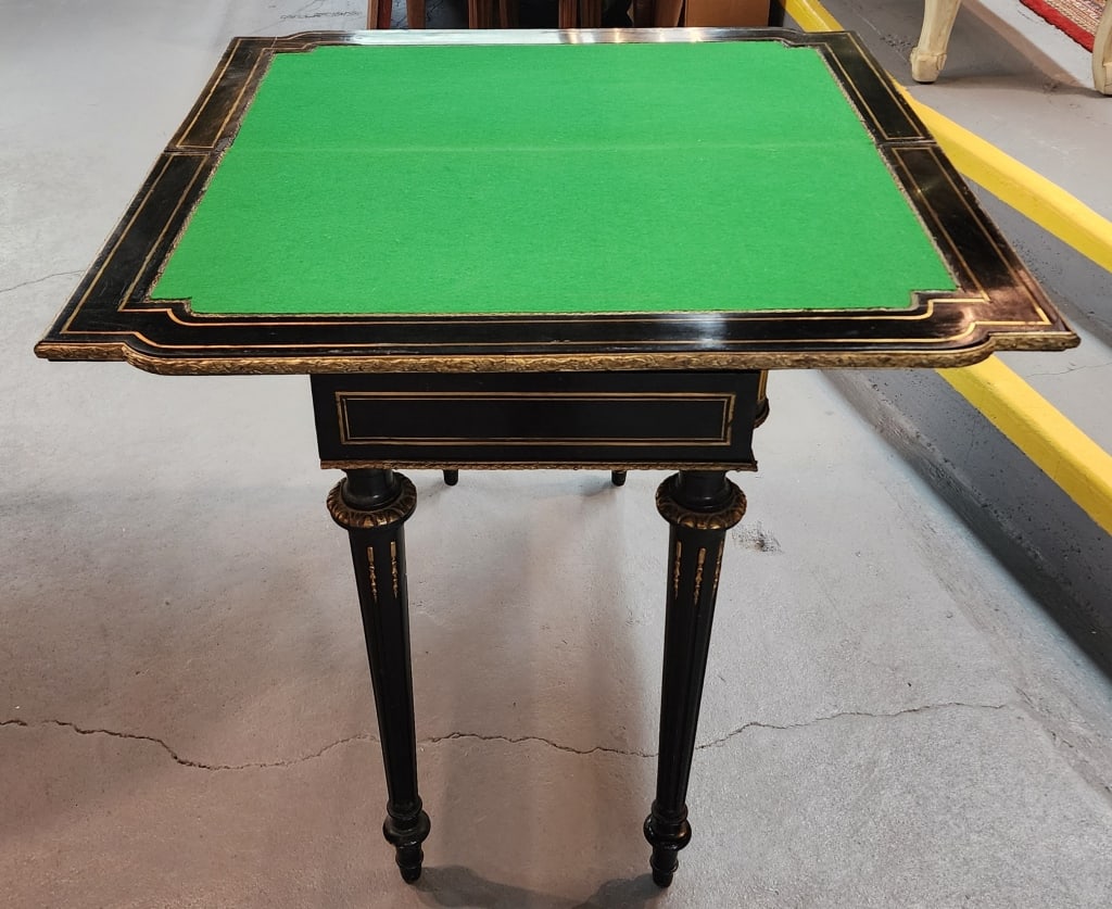 Vintage French Napoleon Style Card Table (1 of 12)