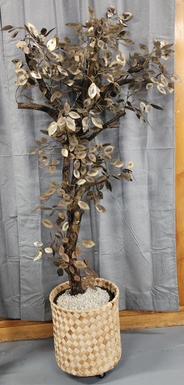 Vintage Curtis Jere Style Brass Decorative Tree (1 of 8)