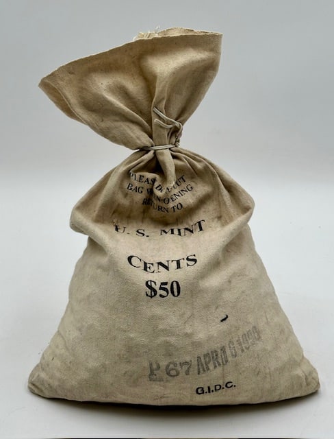 5,000 Wheat Pennies in US Treasury - $50 worth (1 of 5)