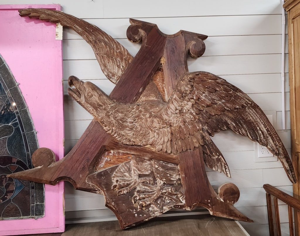 5 Foot Tall Carved Solid Wood Anheuser-Busch Sign (1 of 3)