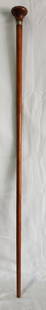 Vintage Heywood Wakefield Co. Wood Walking Stick: Vintage Heywood Wakefield wood walking stick. Approx. 33.5". Photos are considered part of the description and condition. Y