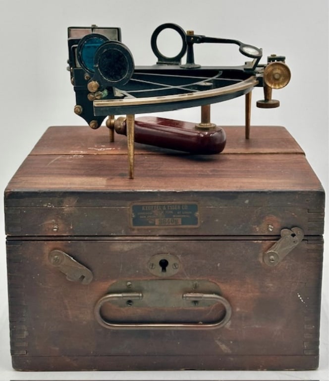 Antique Keuffel & Esser Co. Sextant in Box (1 of 17)