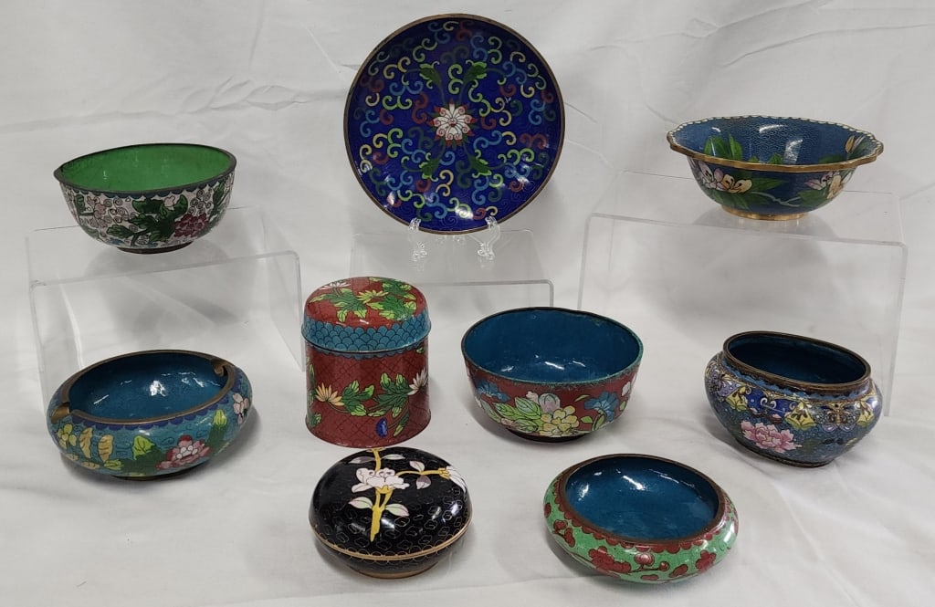 Collection of Antique Style Asian Cloisonne Work (1 of 13)
