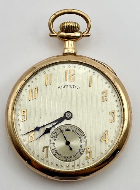 14k Hamilton 19 Jewel Pocket Watch (1 of 18)