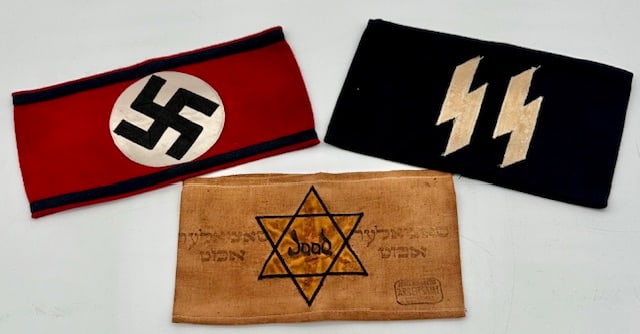 3 WWII German Armbands (1 of 9)