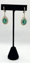 Stunning Emerald and Diamond Earrings - 11.7g TW